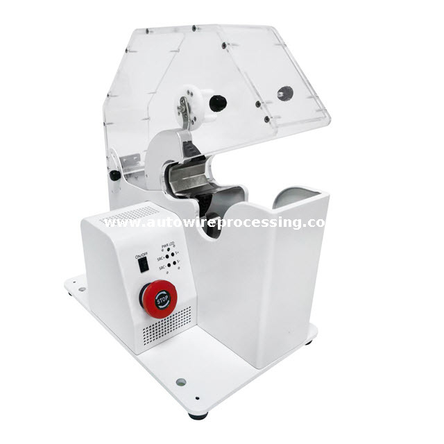 Machine semi-automatique compacte pour enregistrement de fil et de tuyau
